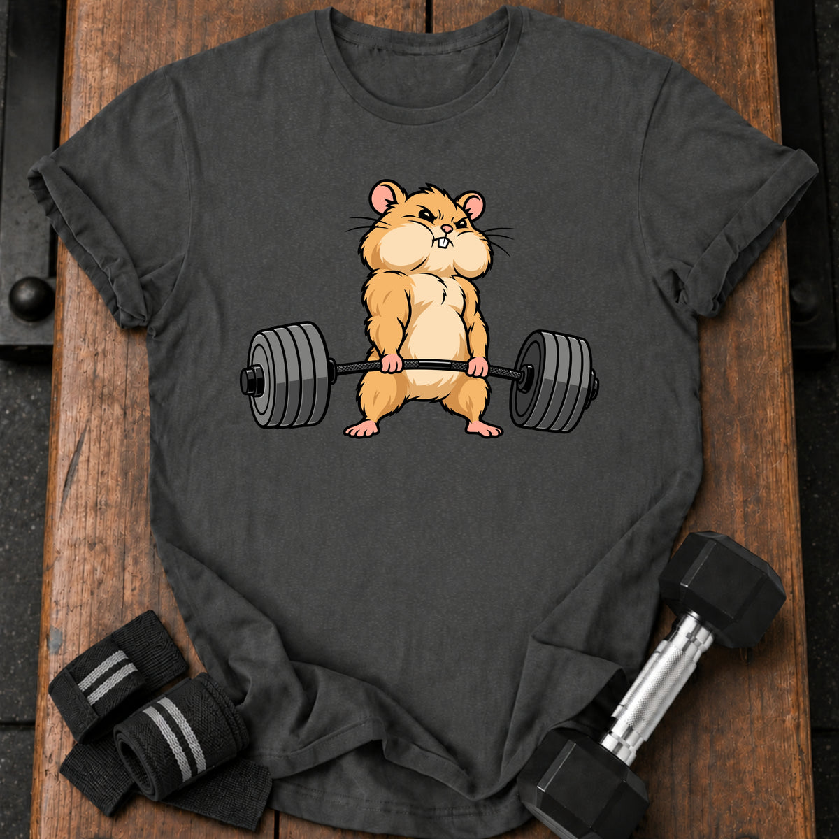 Hamster Deadlift T-Shirt