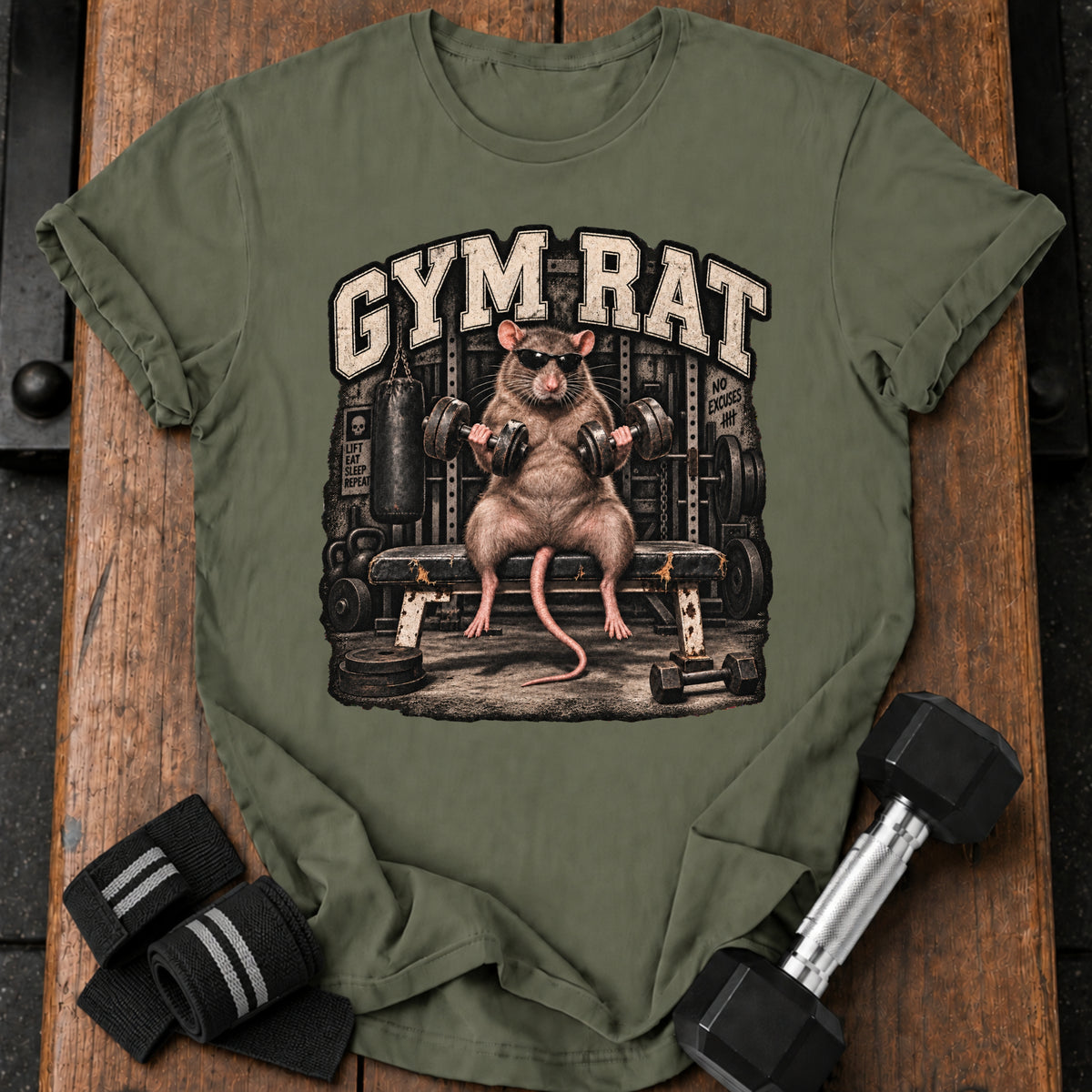 Gym Rat Gains T-Shirt