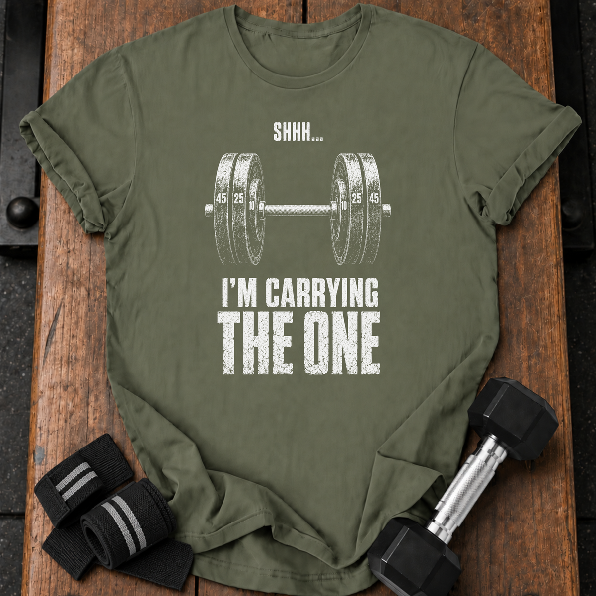 Carrying One T-Shirt