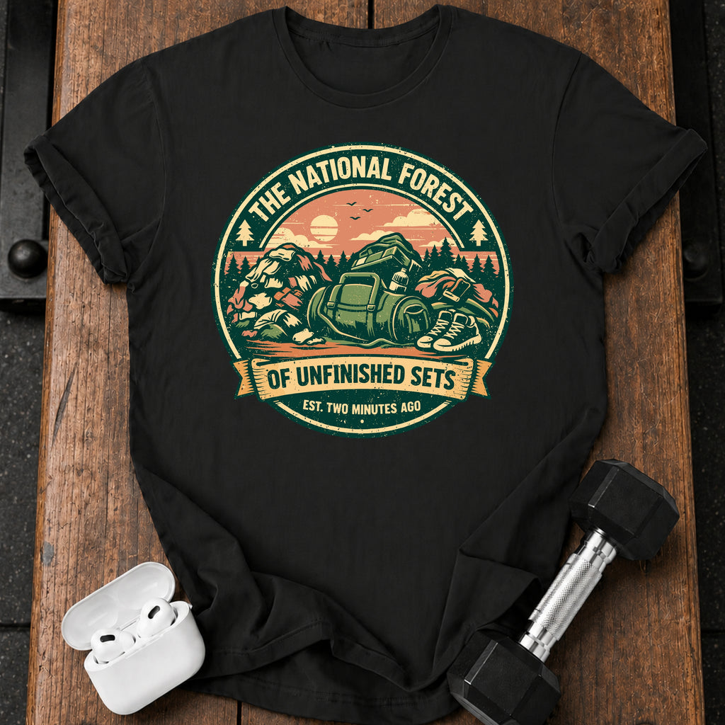 Unfinished Sets Gym T-Shirt