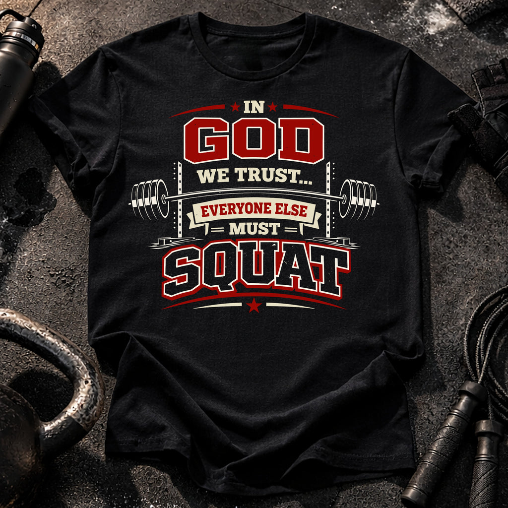 In God We Trust Squat T-Shirt