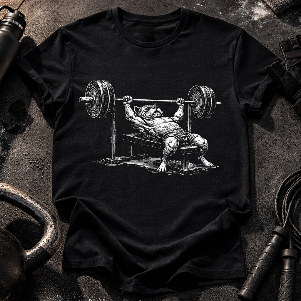 Bulldog Bench Press T-Shirt