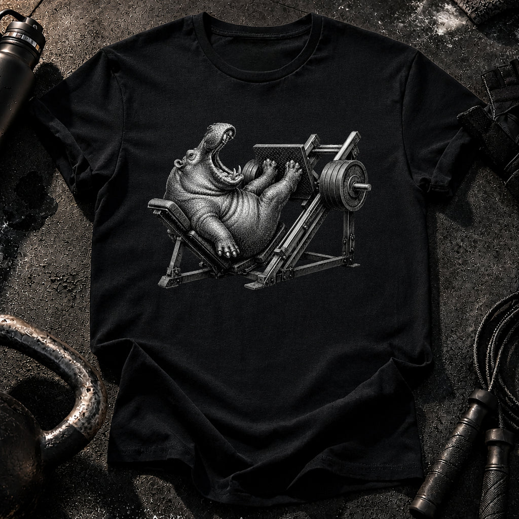 Hippo Leg Press T-Shirt
