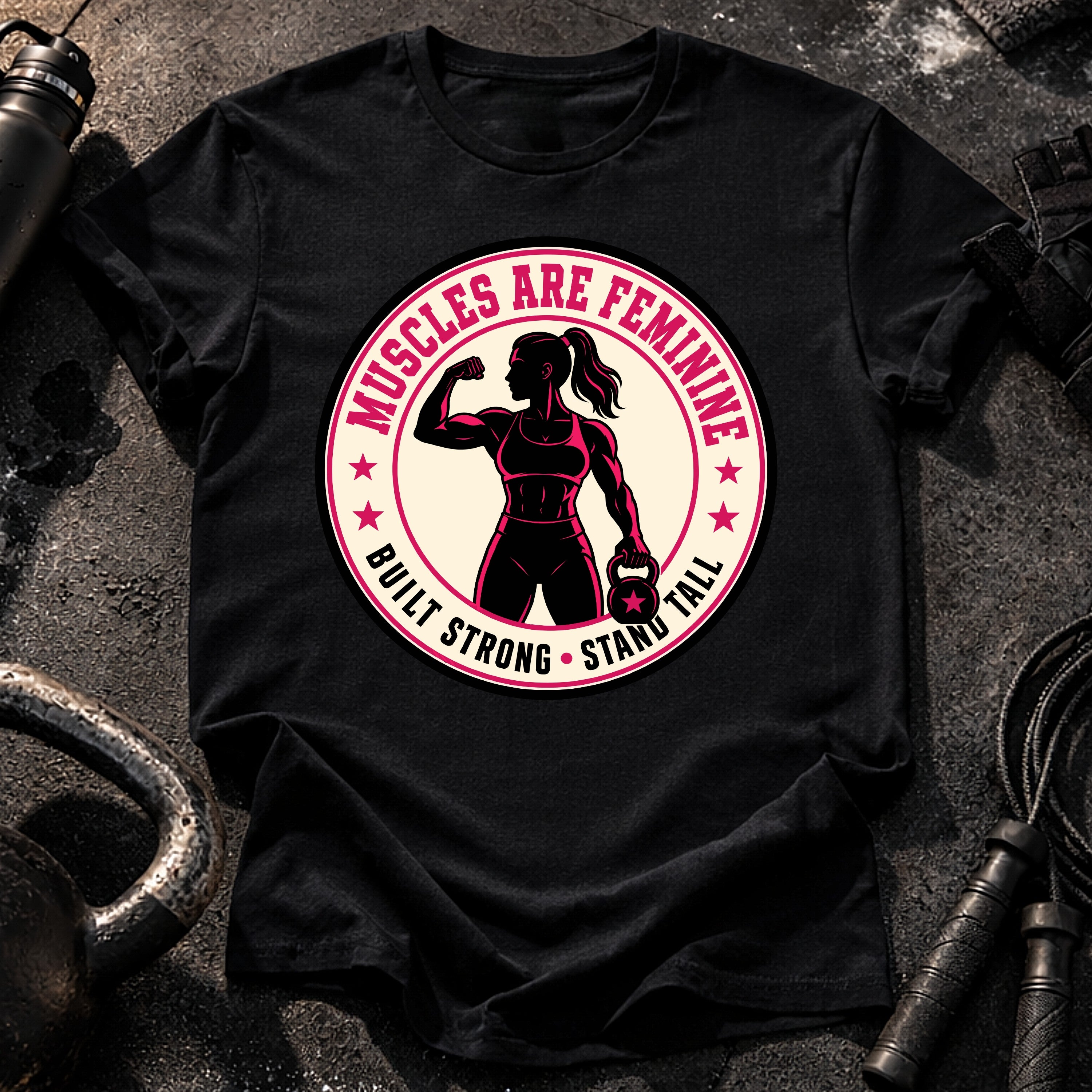 Muscles Are Feminine T-Shirt