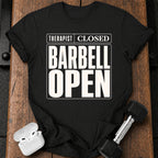 Barbell Open T-Shirt