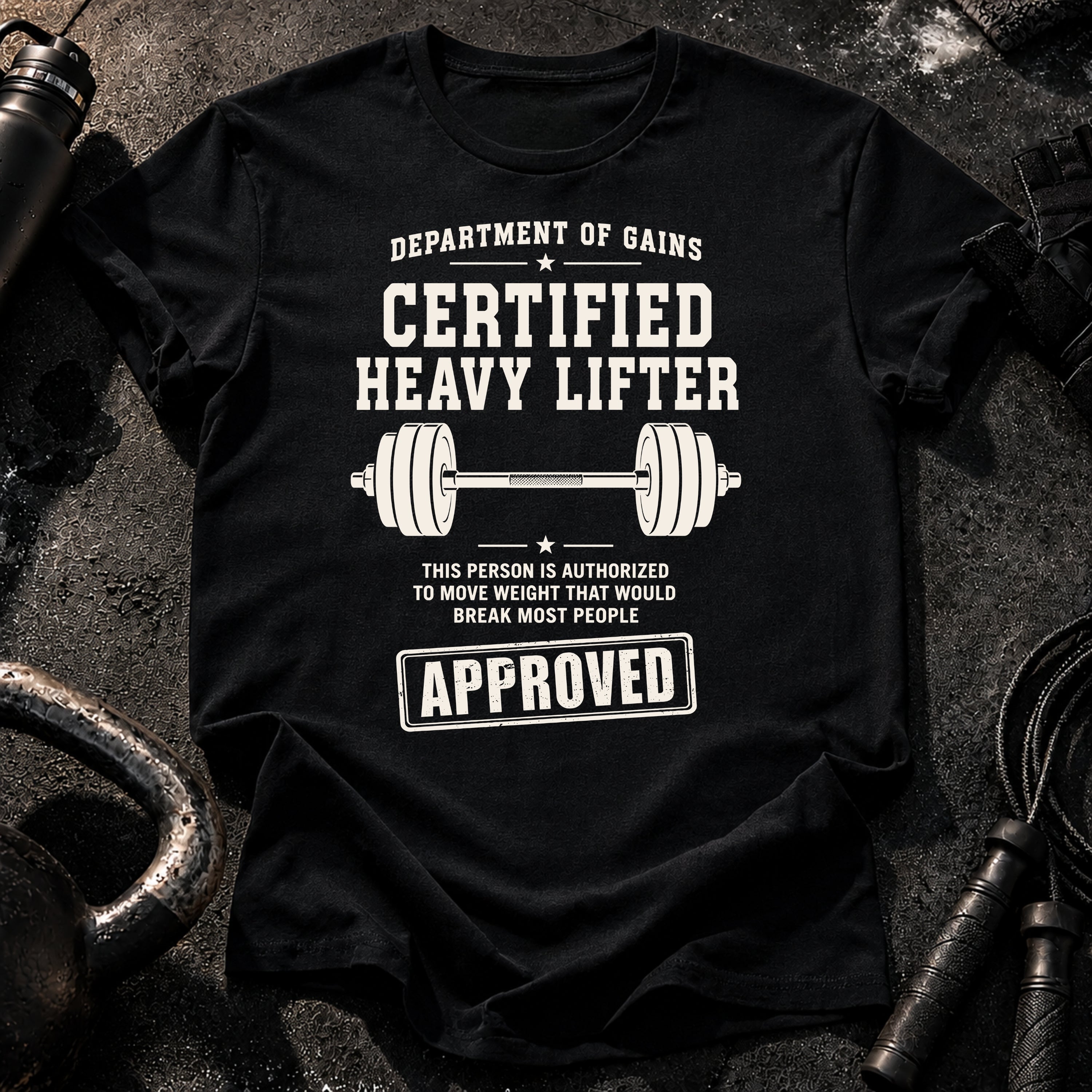 Certified Heavy Lifter T-Shirt