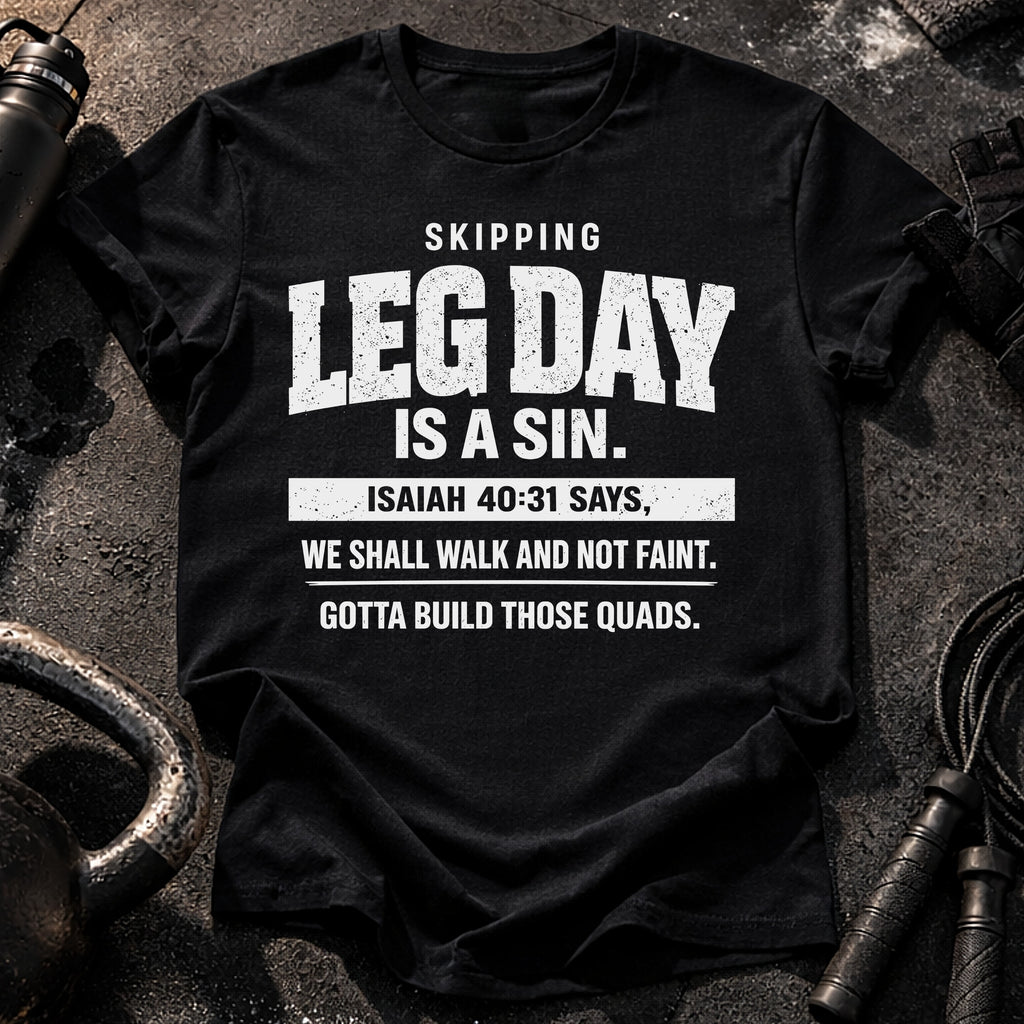 Skipping Leg Day Sin T-Shirt