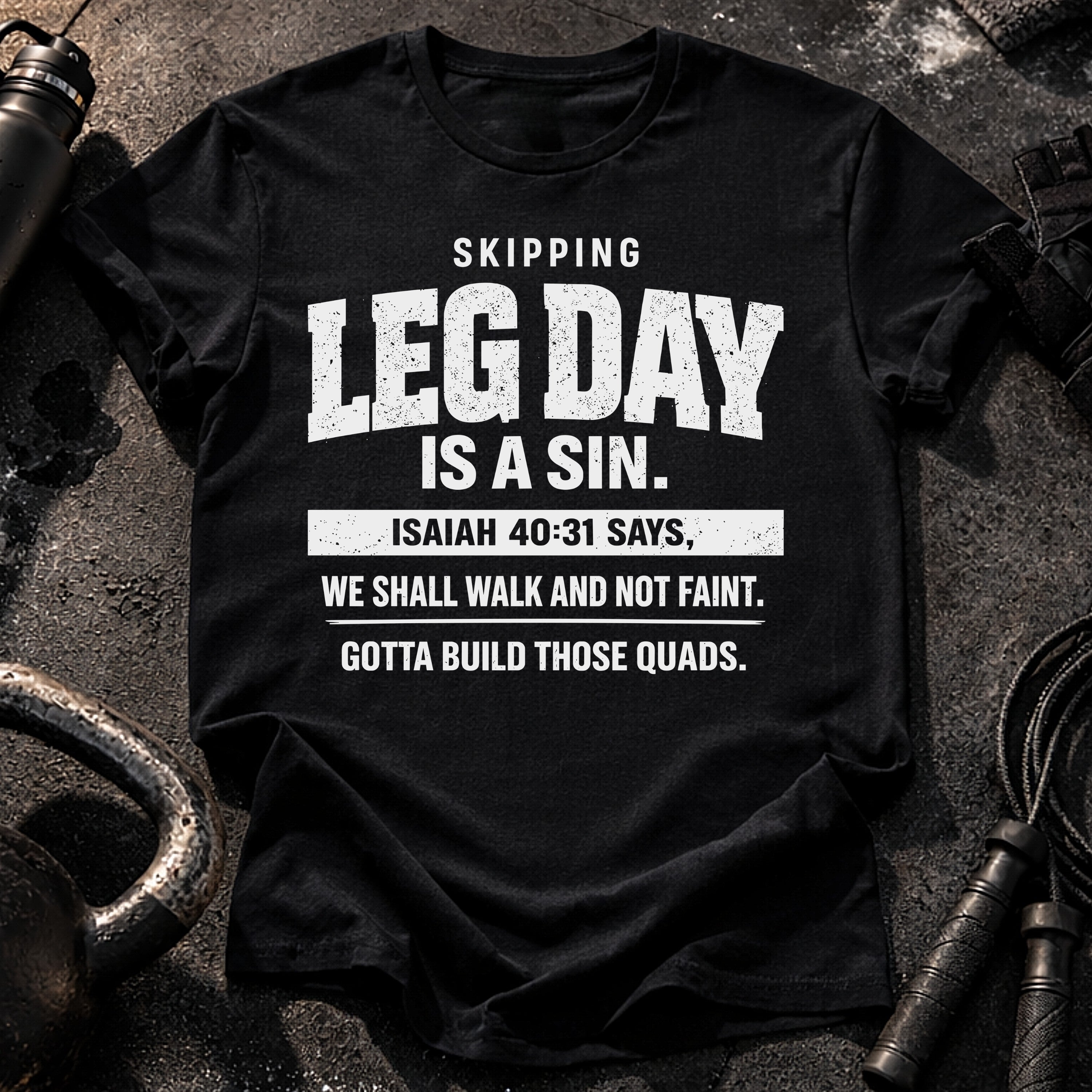 Skipping Leg Day Sin T-Shirt