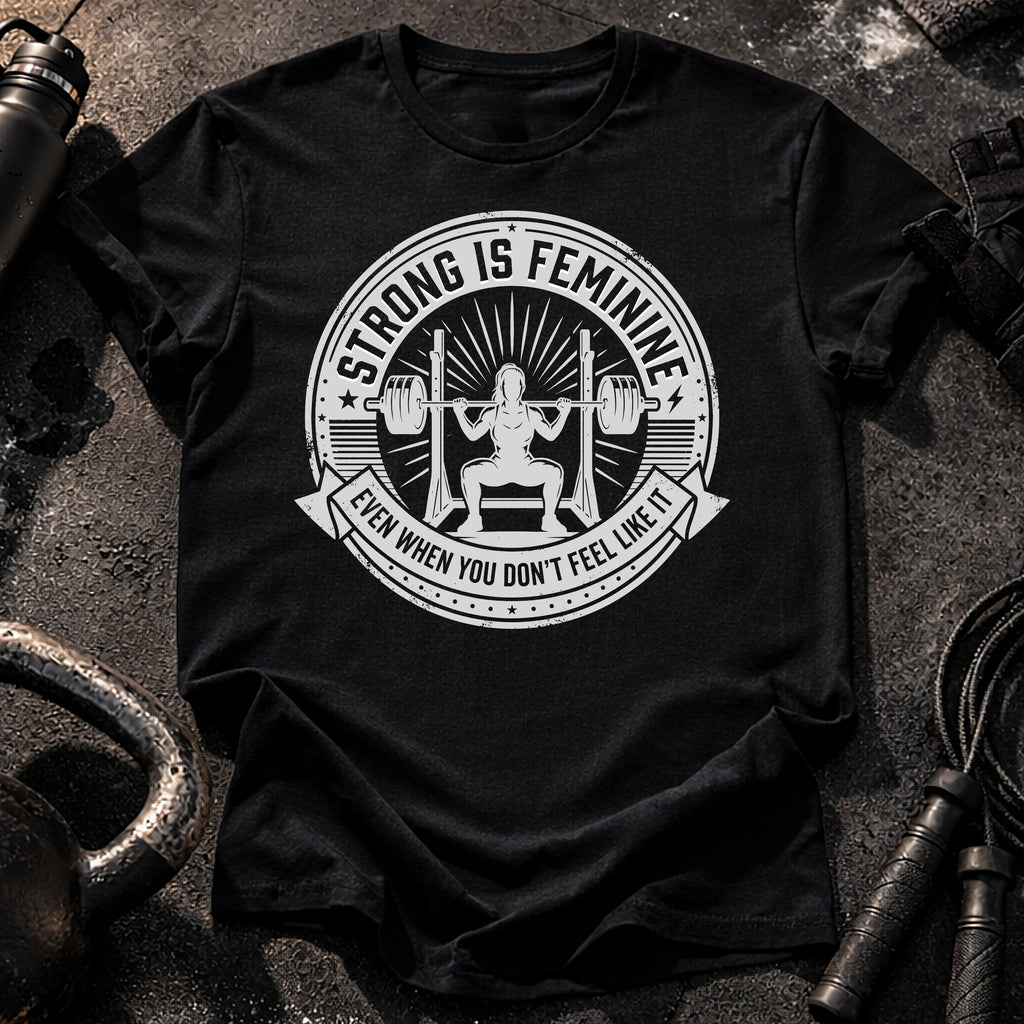 Strong Is Feminine Workout T-Shirt
