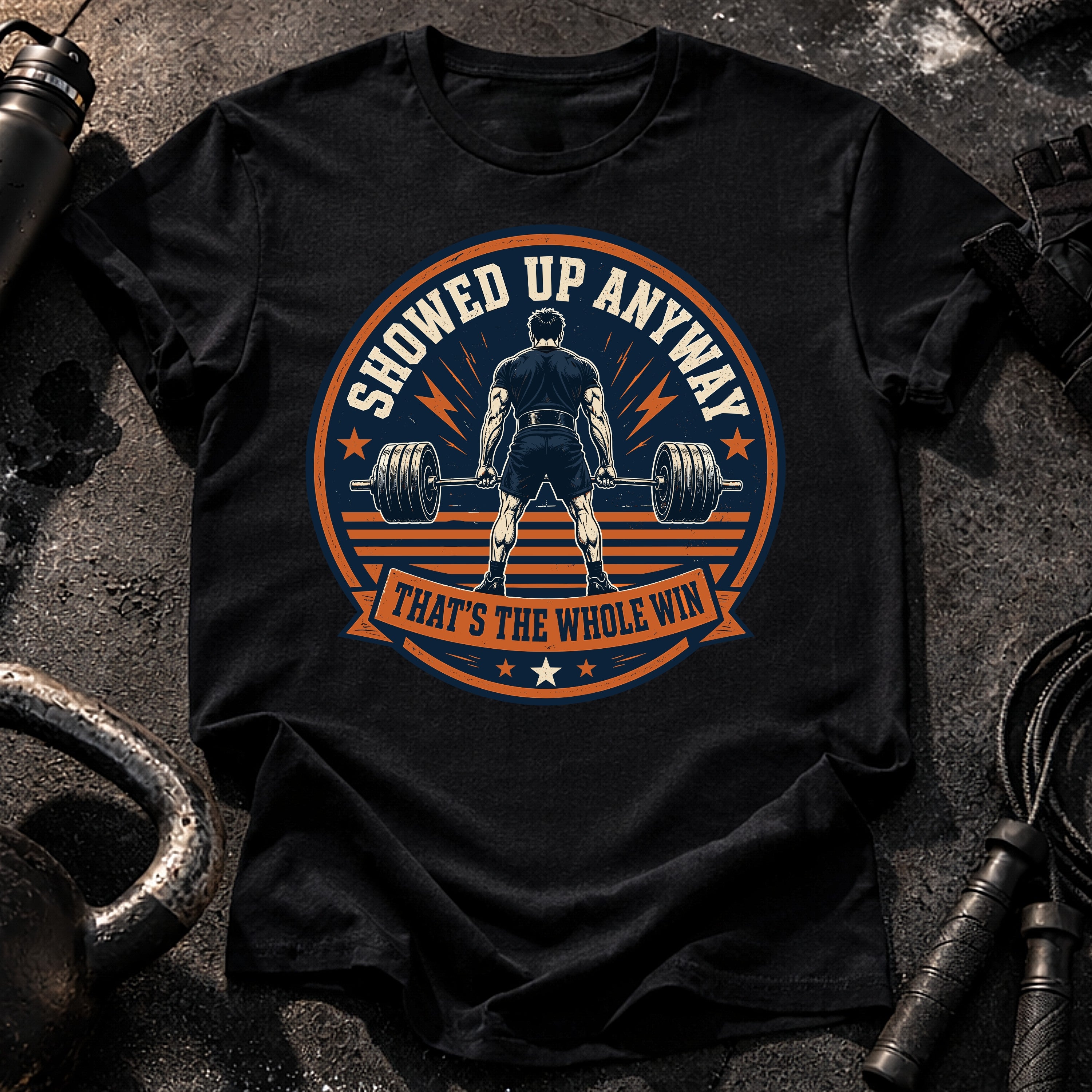 Men's Showed Up Anyway T-Shirt