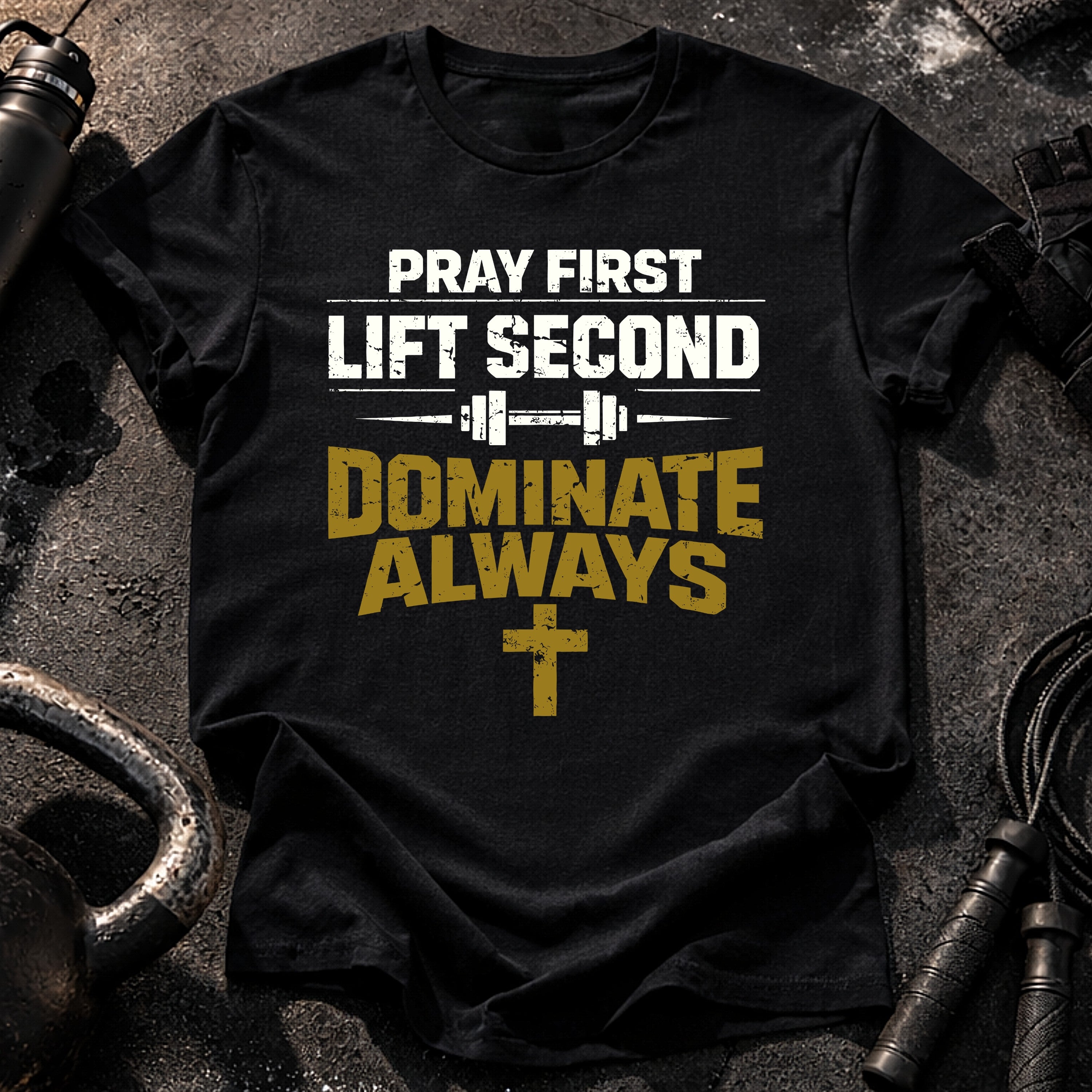 Pray First Lift Second T-Shirt