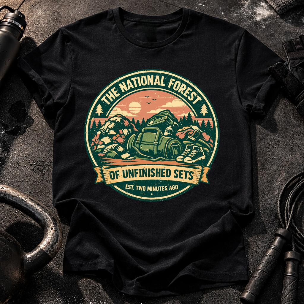 Unfinished Sets Gym T-Shirt