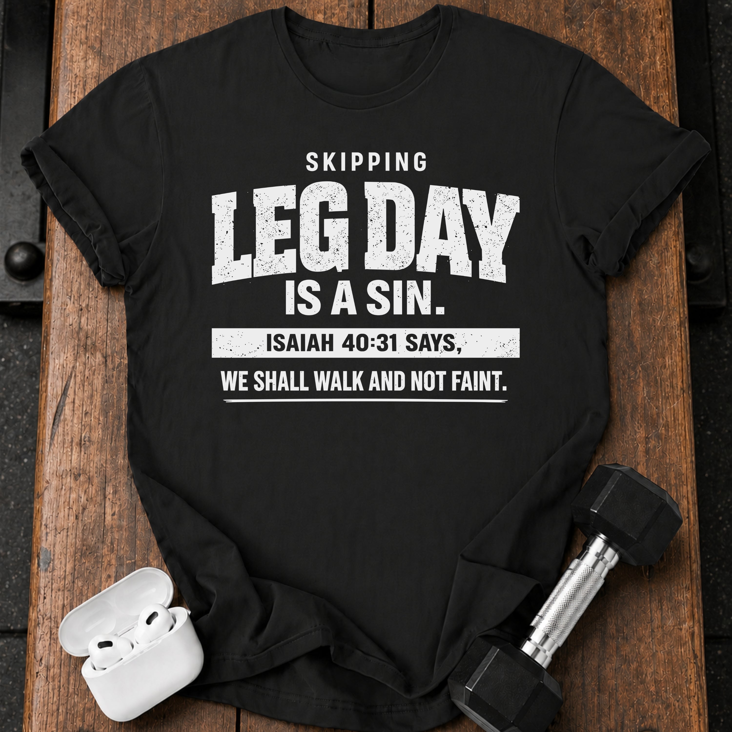 Skipping Leg Day Sin T-Shirt