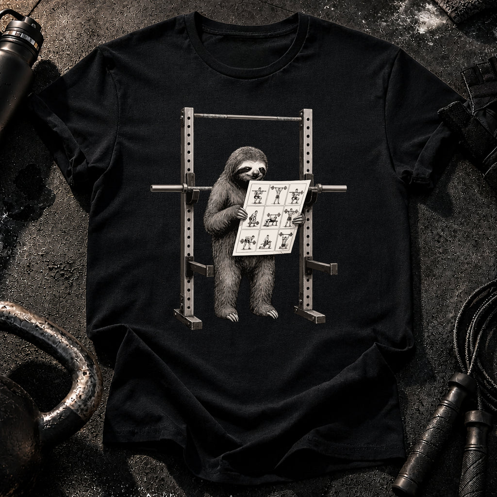 Sloth Workout Instructions T-Shirt