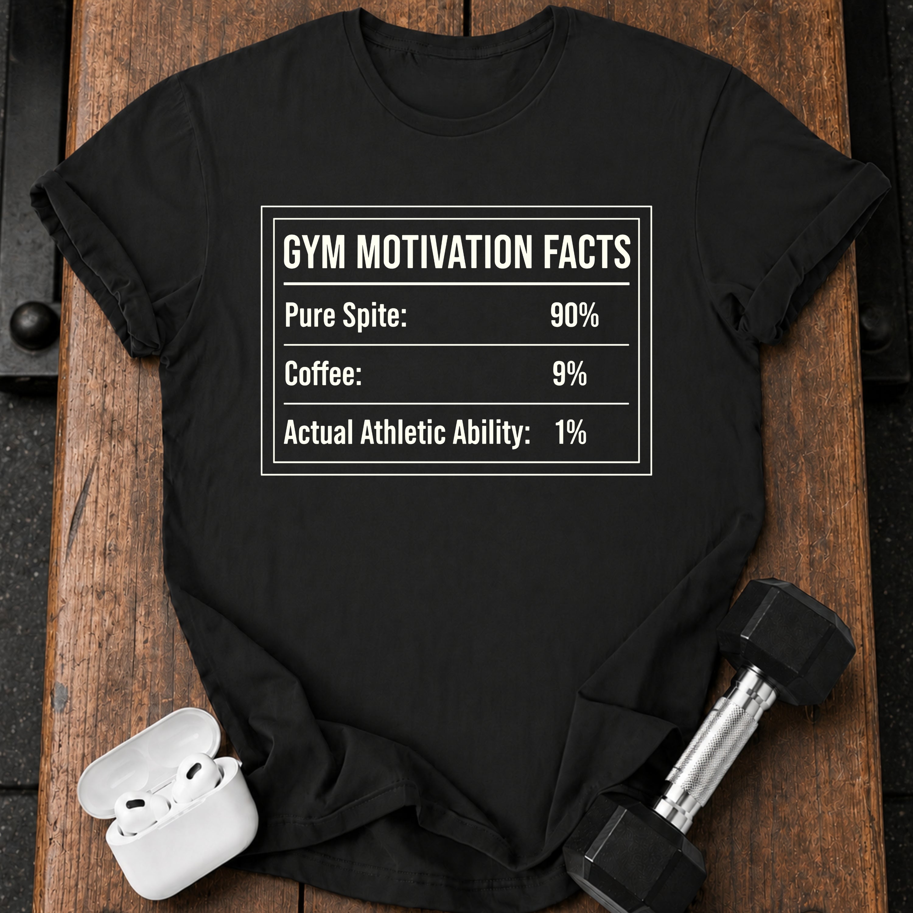 Motivation Facts Gym T-Shirt