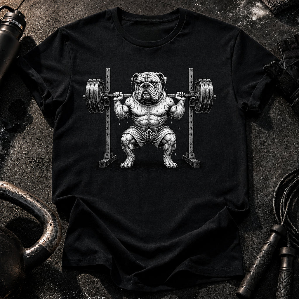 Bulldog Squat Rack T-Shirt