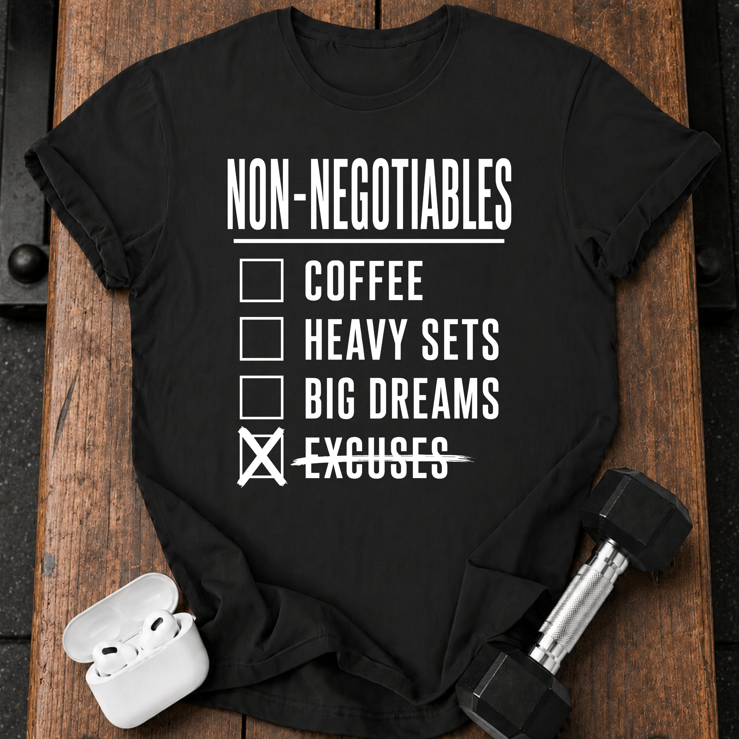 Non Negotiables Checklist T-Shirt