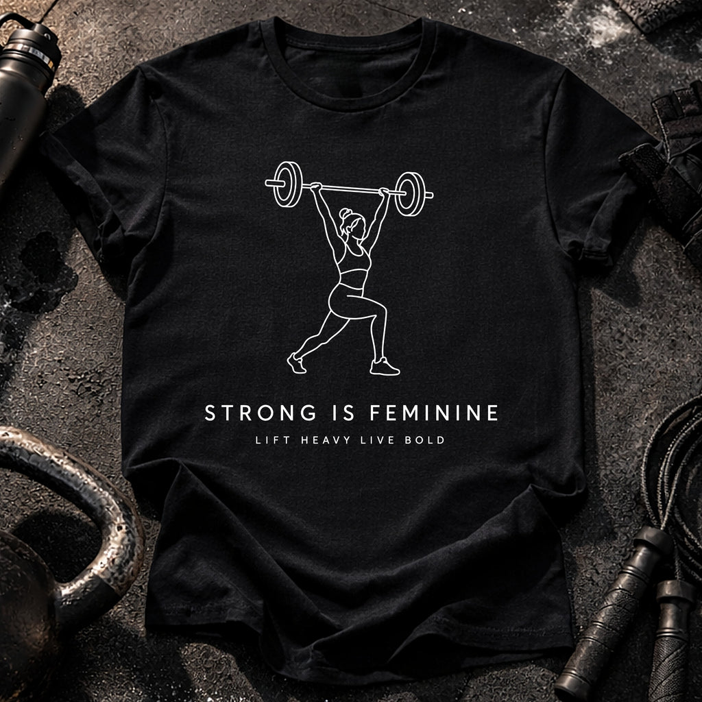 Lift Heavy Feminine Strength T-Shirt