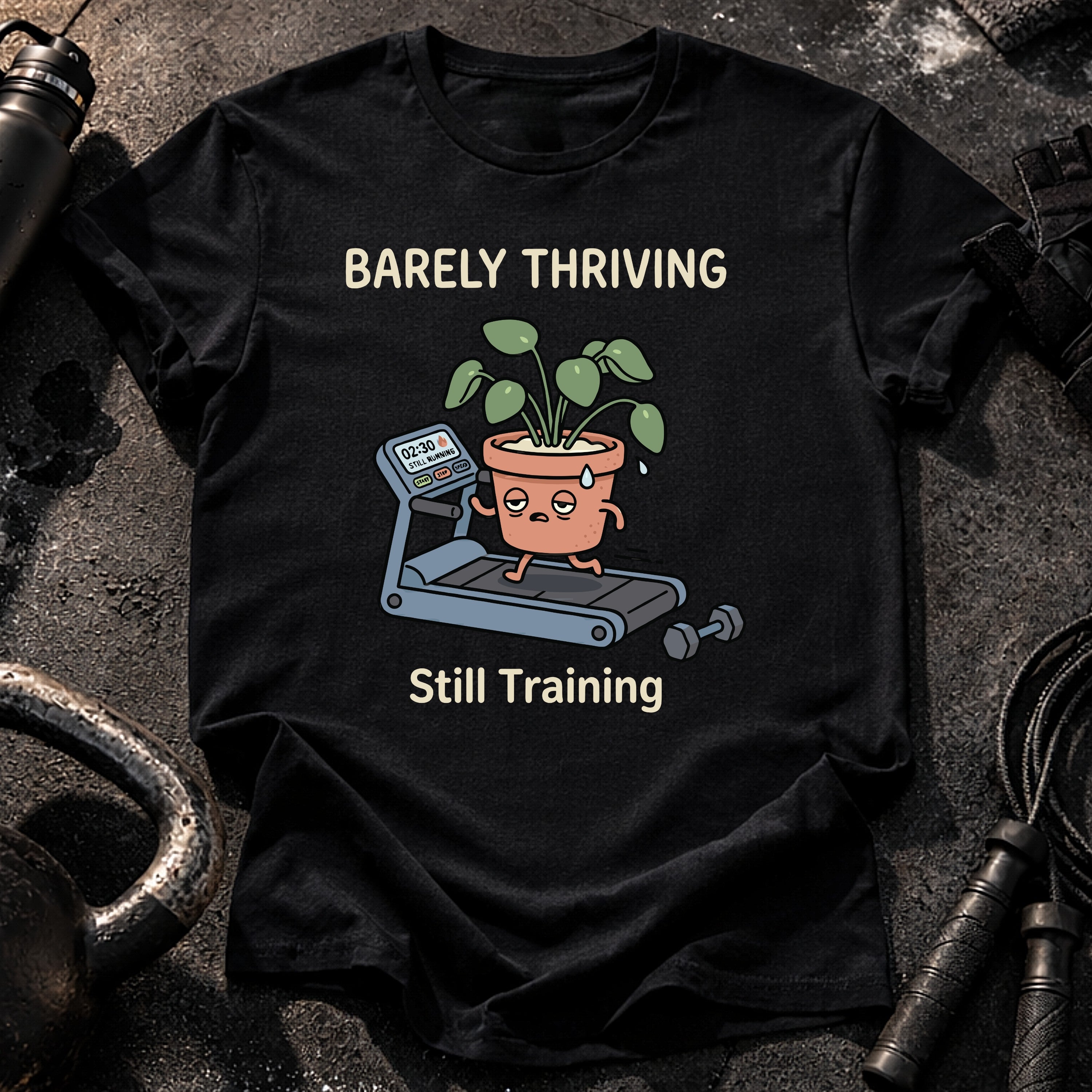 Barely Thriving Still Training T-Shirt