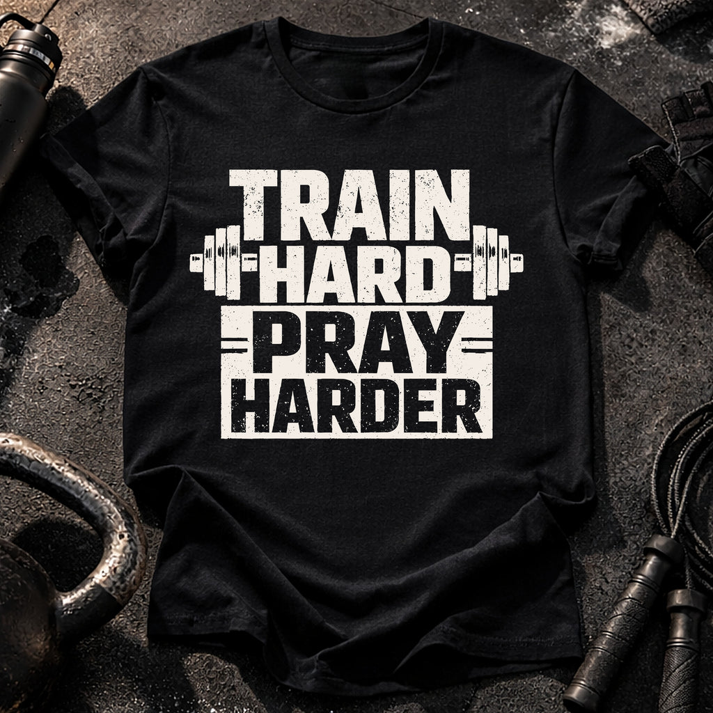 Train Hard Pray Harder T-Shirt