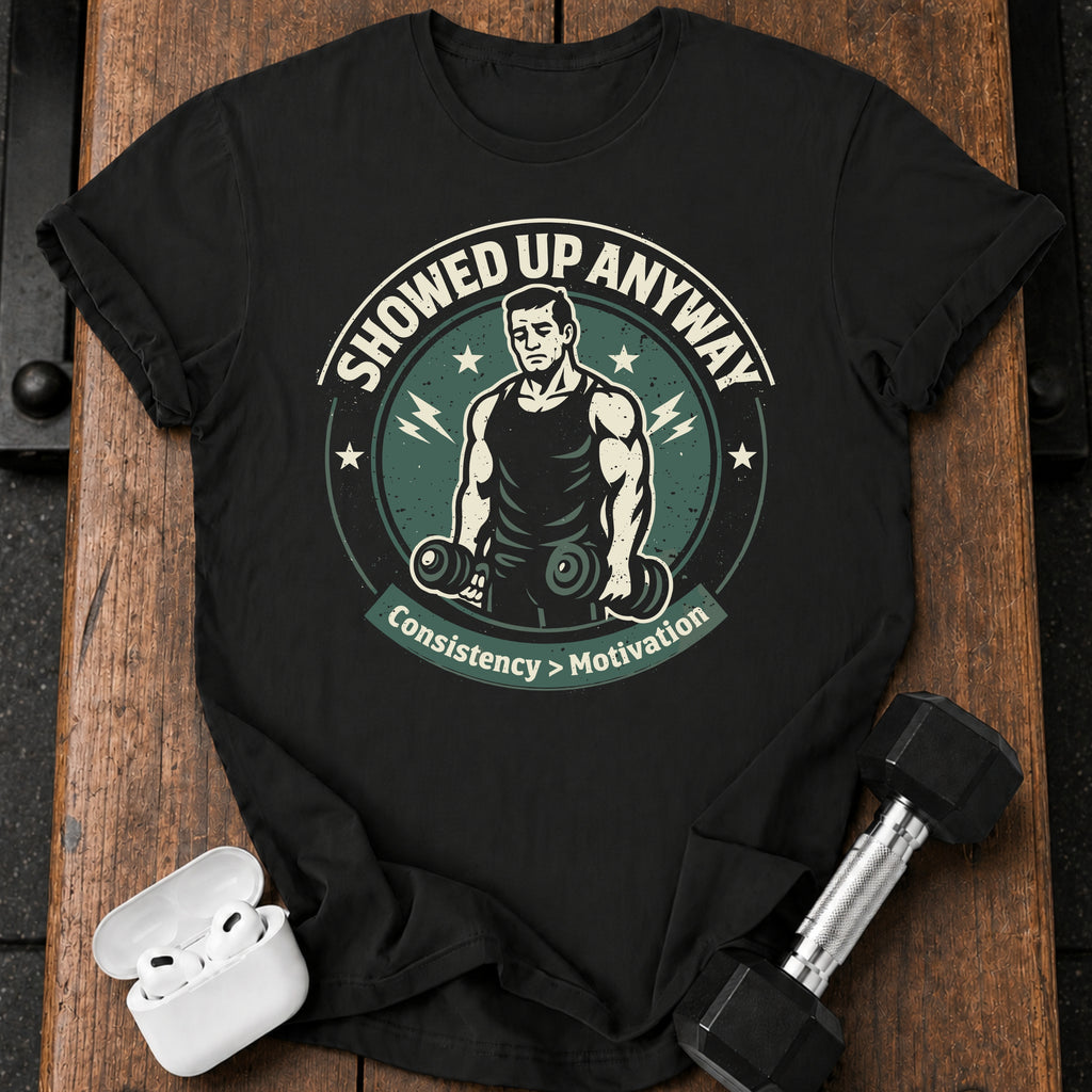 Showed Up Anyway T-Shirt