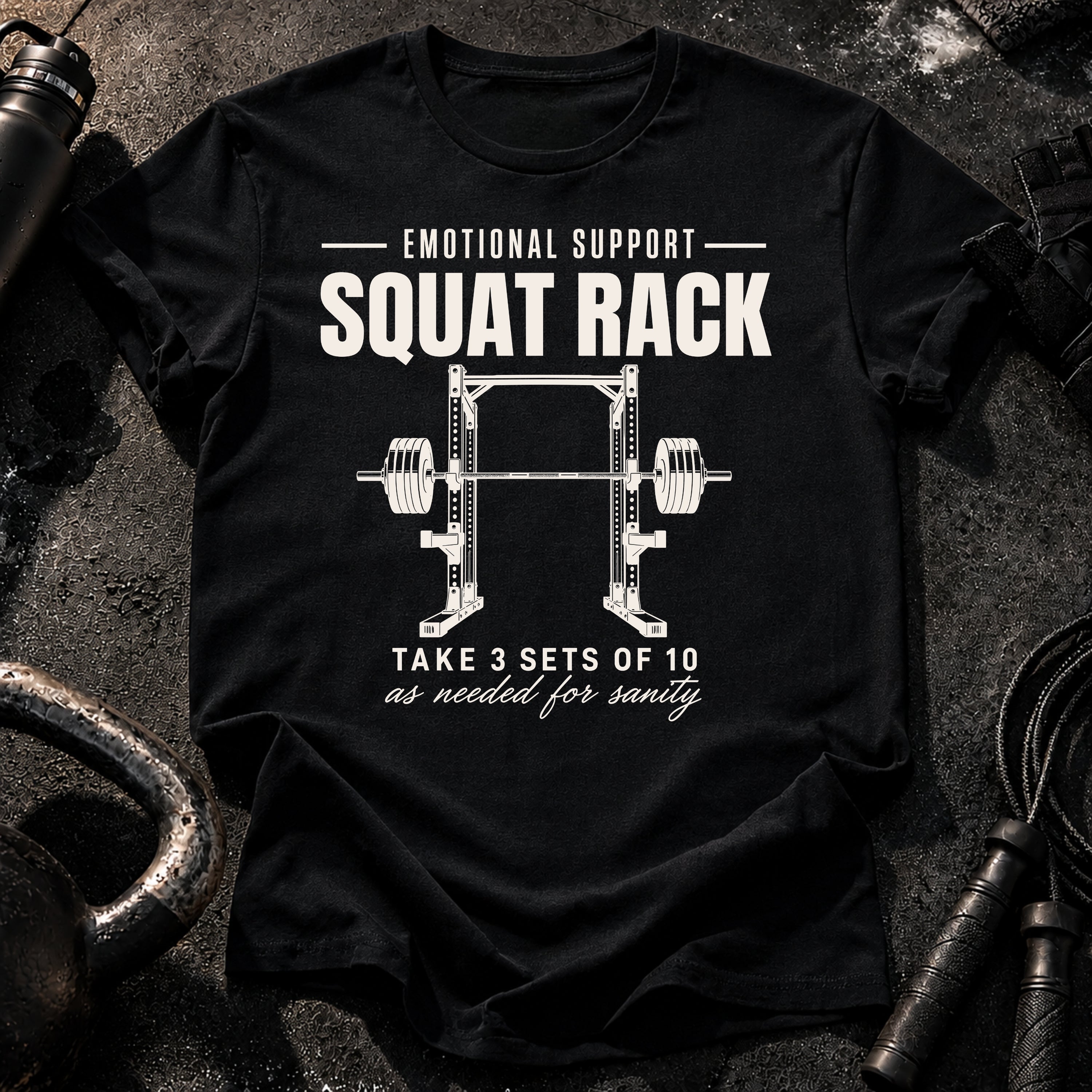 Emotional Support Squat Rack T-Shirt