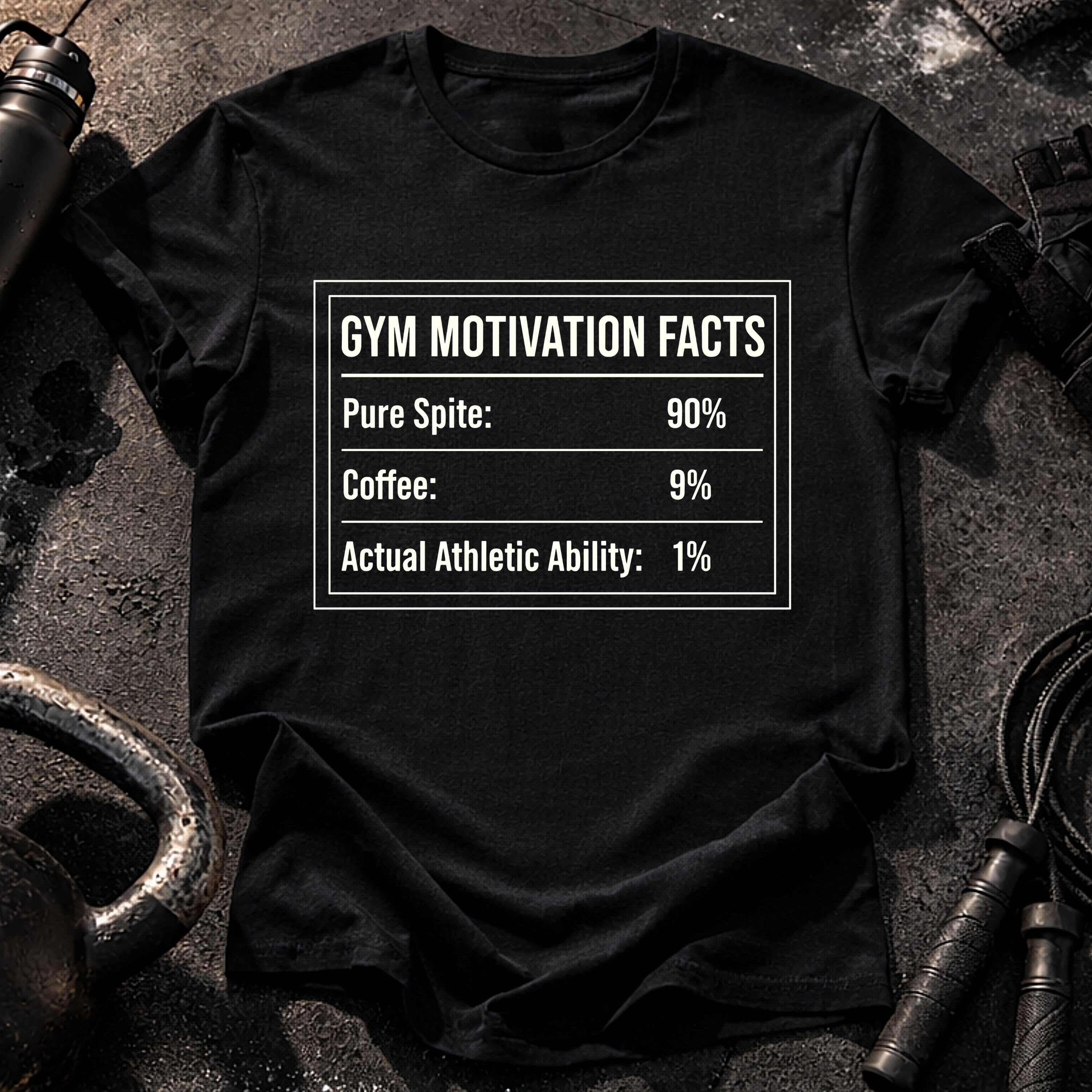 Motivation Facts Gym T-Shirt