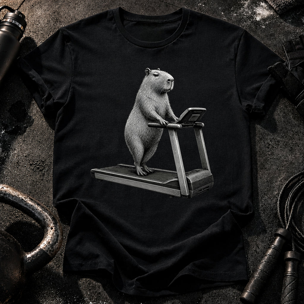 Capybara Treadmill T-Shirt