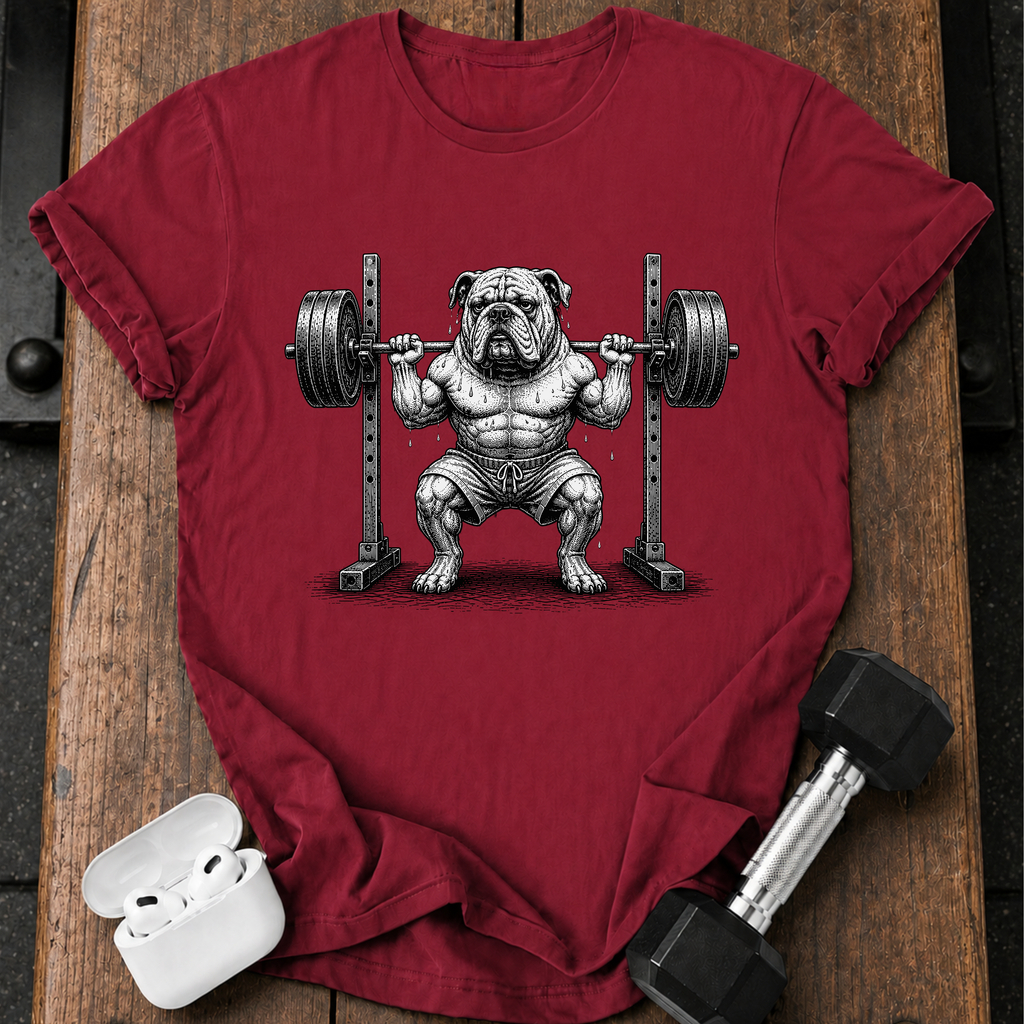 Bulldog Squat Rack T-Shirt