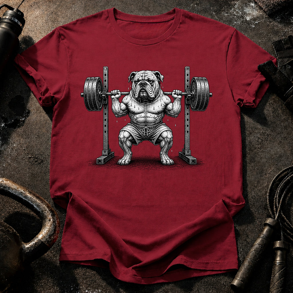 Bulldog Squat Rack T-Shirt