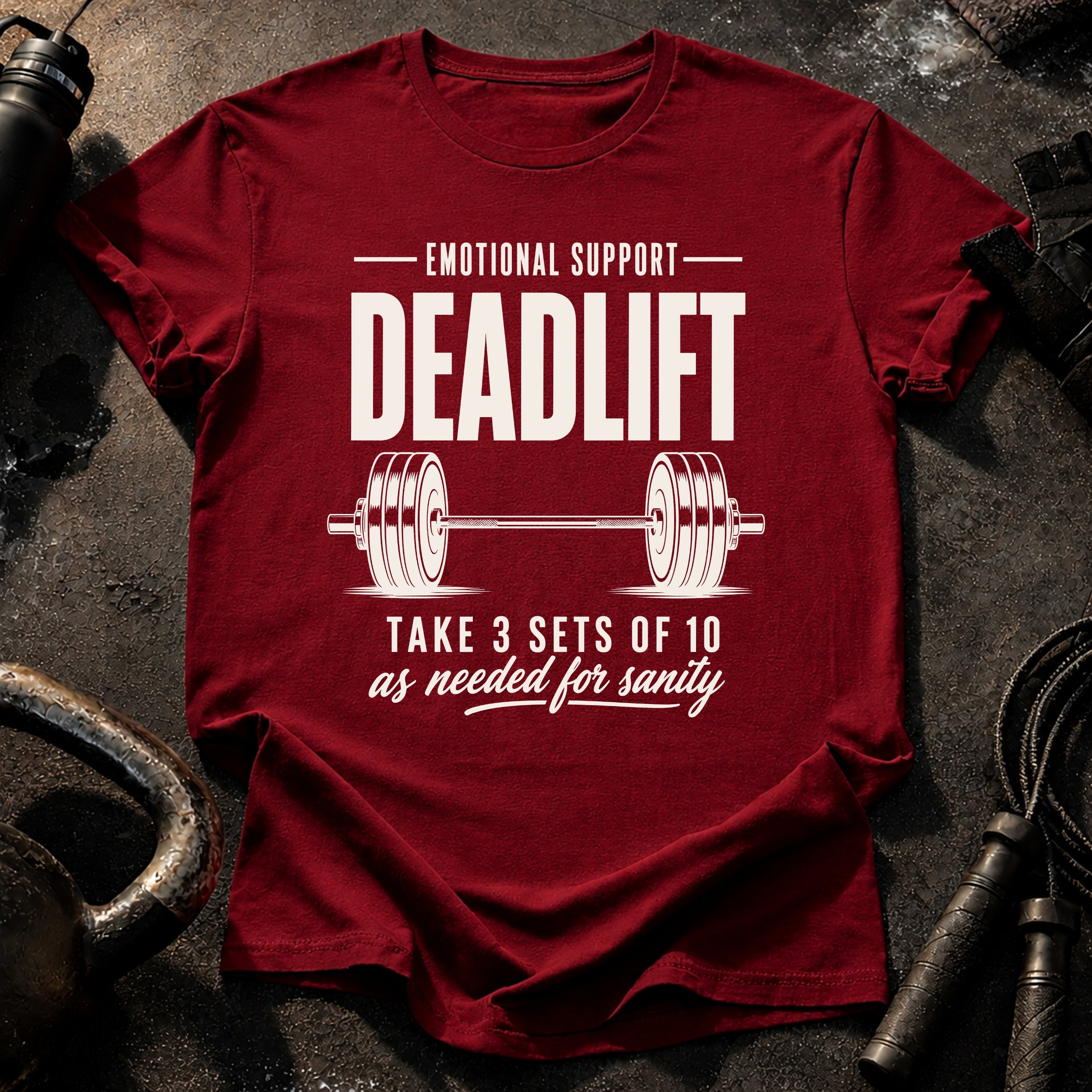 Emotional Support Deadlift T-Shirt