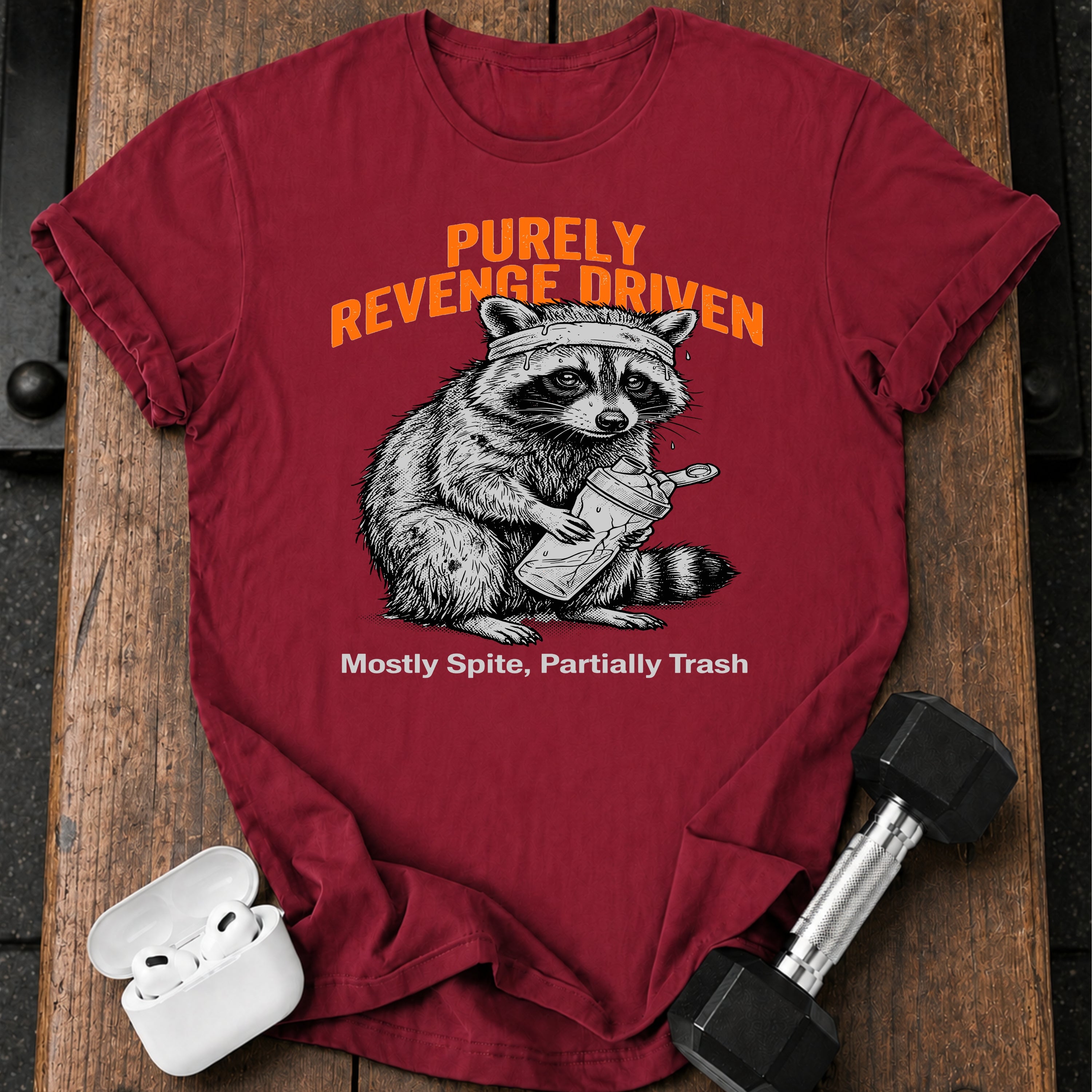 Revenge Driven Raccoon T-Shirt