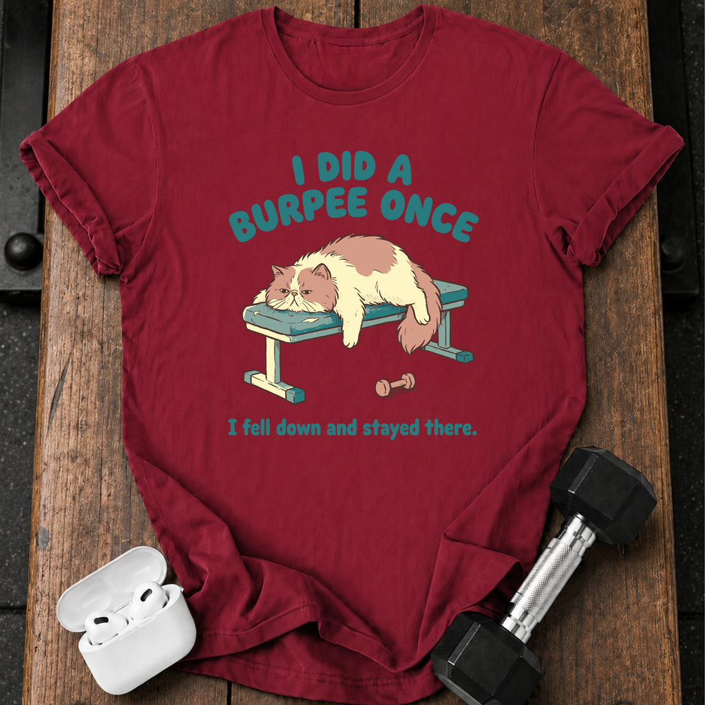 Lazy Burpee Cat T-Shirt