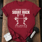 Emotional Support Squat Rack T-Shirt