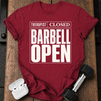 Barbell Open T-Shirt