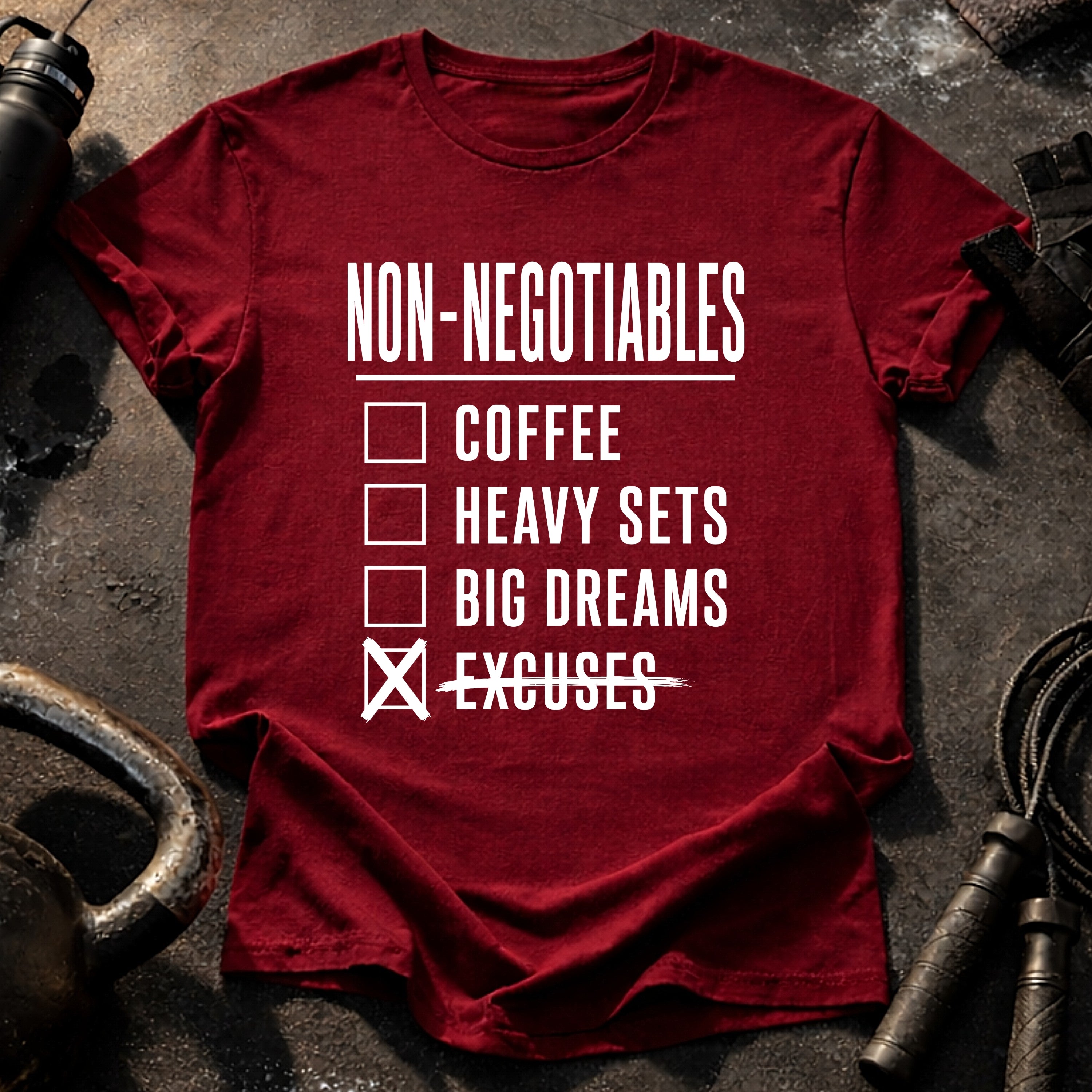 Non Negotiables Checklist T-Shirt