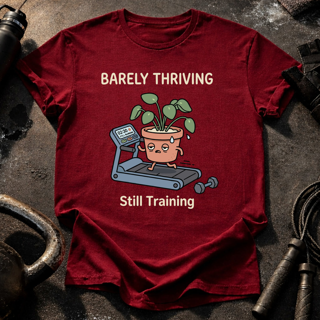 Barely Thriving Still Training T-Shirt