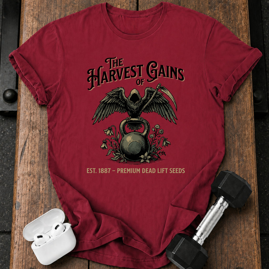 Harvest Gains Gothic T-Shirt