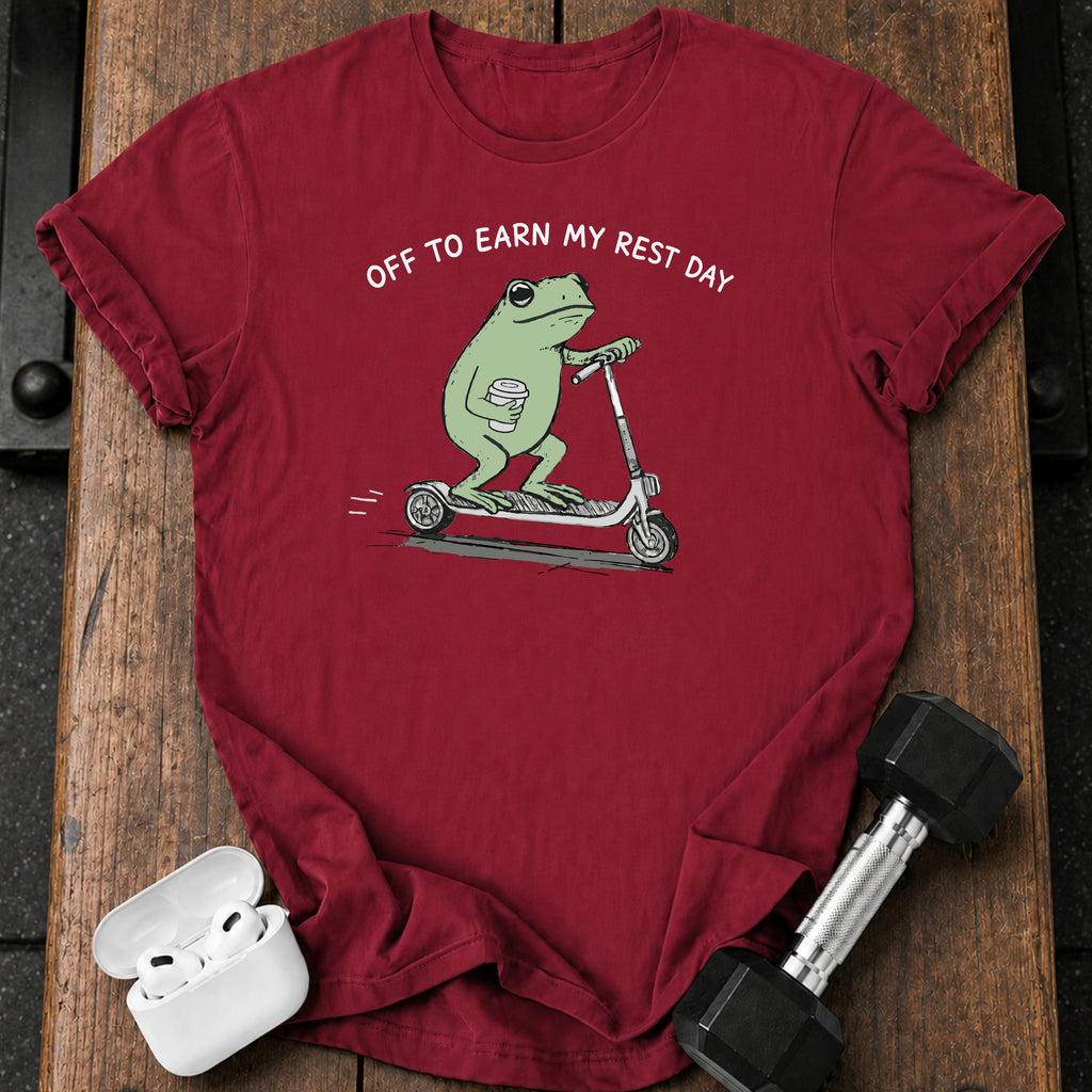 Earn My Rest Day Frog T-Shirt