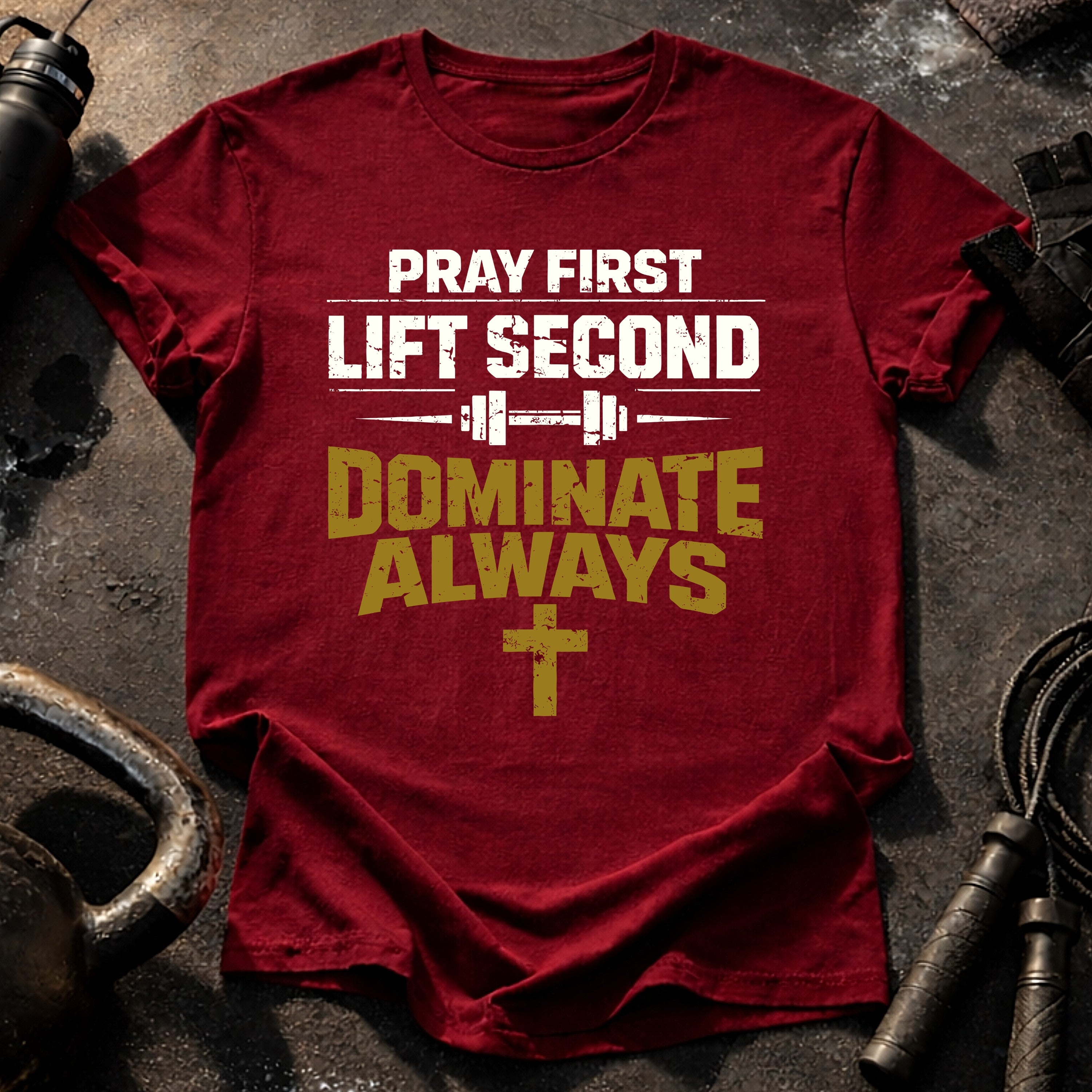 Pray First Lift Second T-Shirt