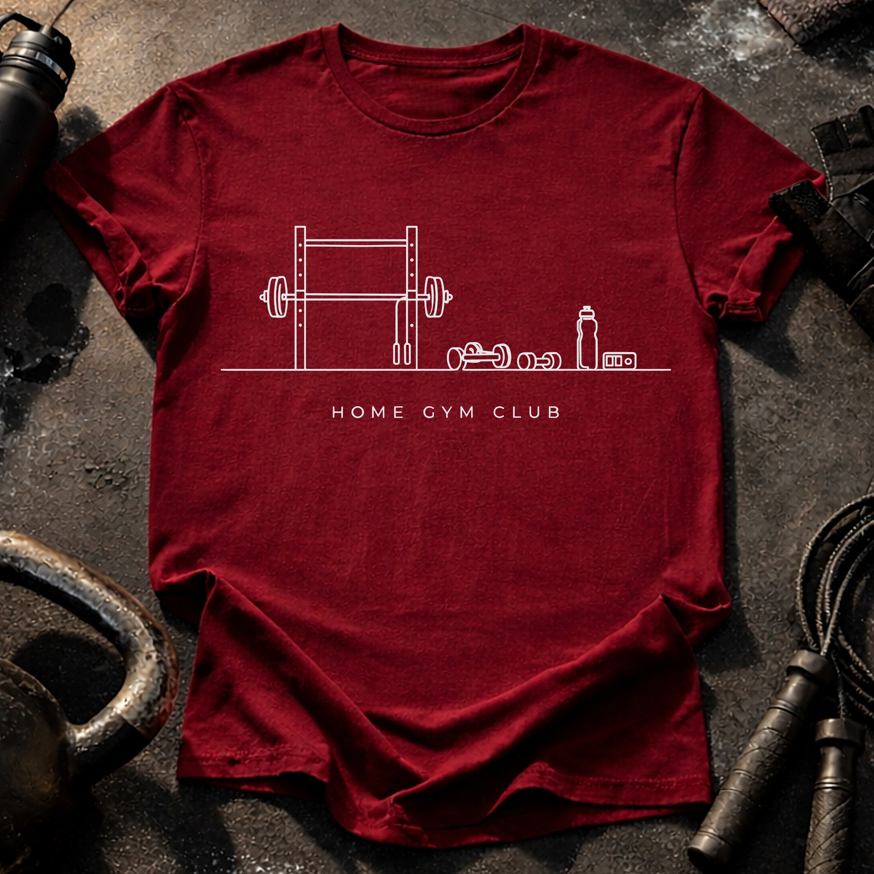 Home Gym Club T-Shirt