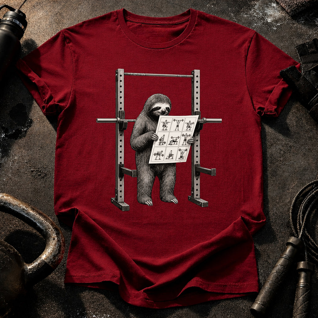 Sloth Workout Instructions T-Shirt