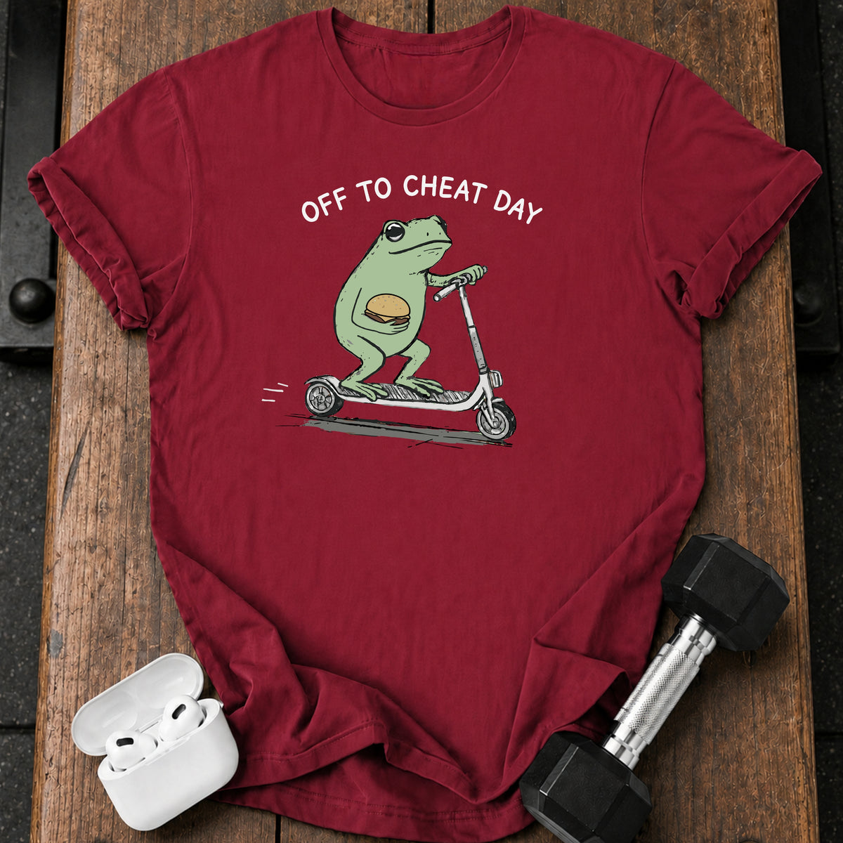 Off to Cheat Day Frog T-Shirt