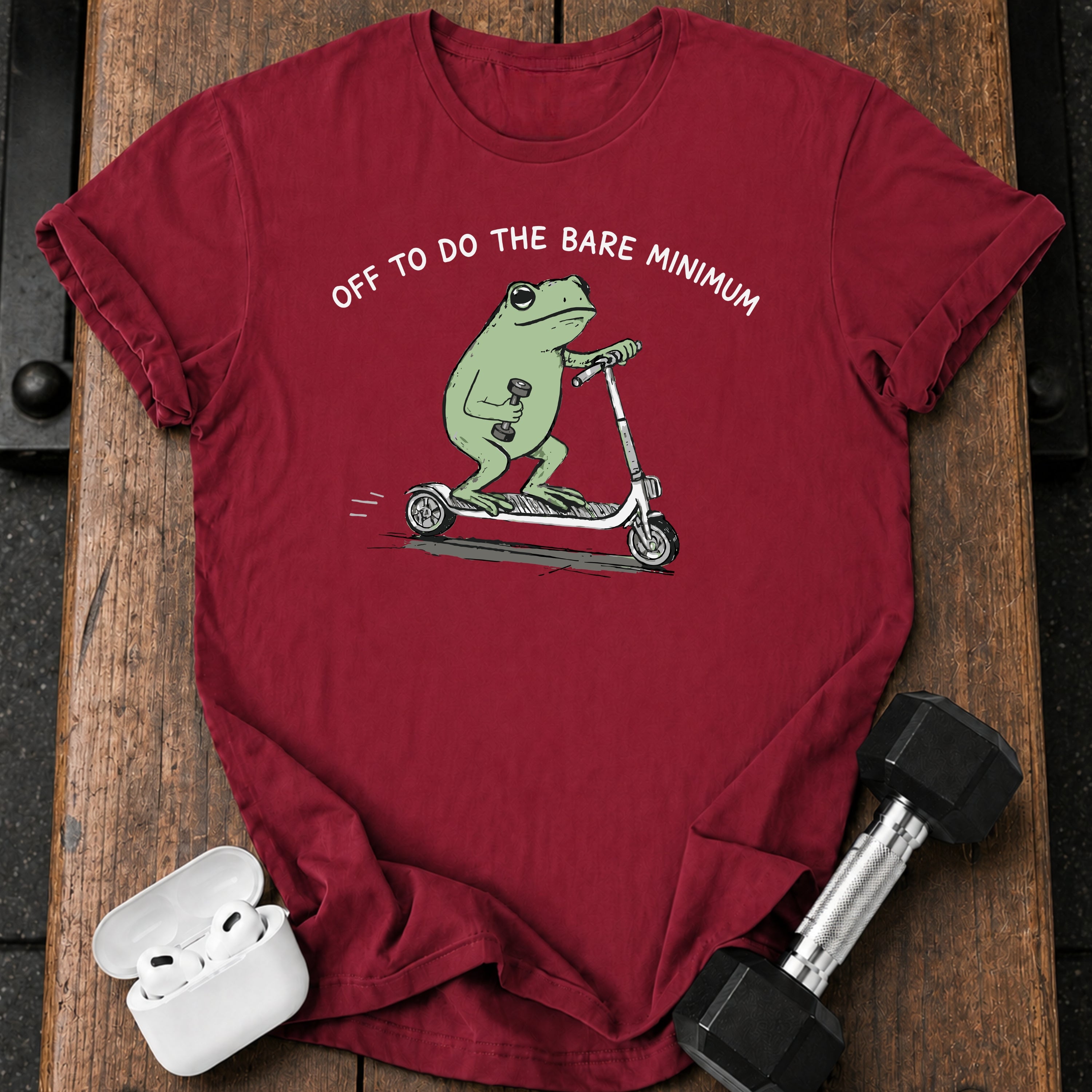 Bare Minimum Workout Frog T-Shirt