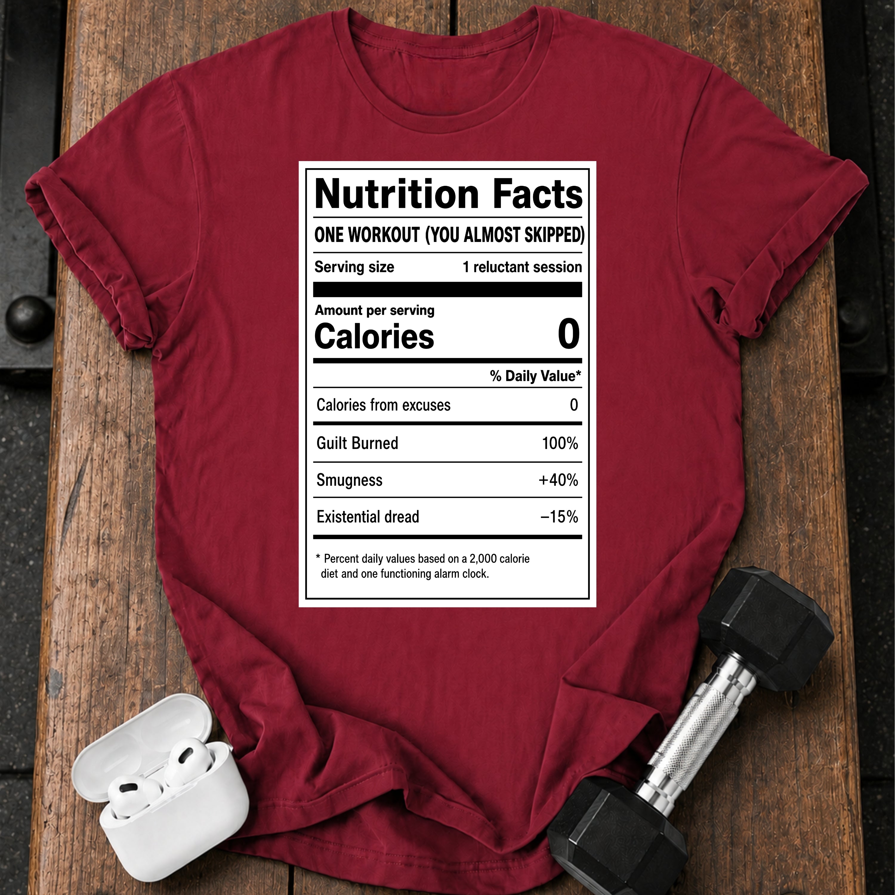 Nutrition Facts Skipped T-Shirt
