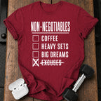 Non Negotiables Checklist T-Shirt