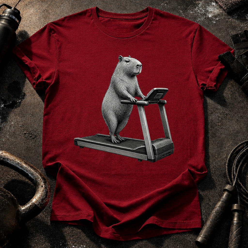 Capybara Treadmill T-Shirt