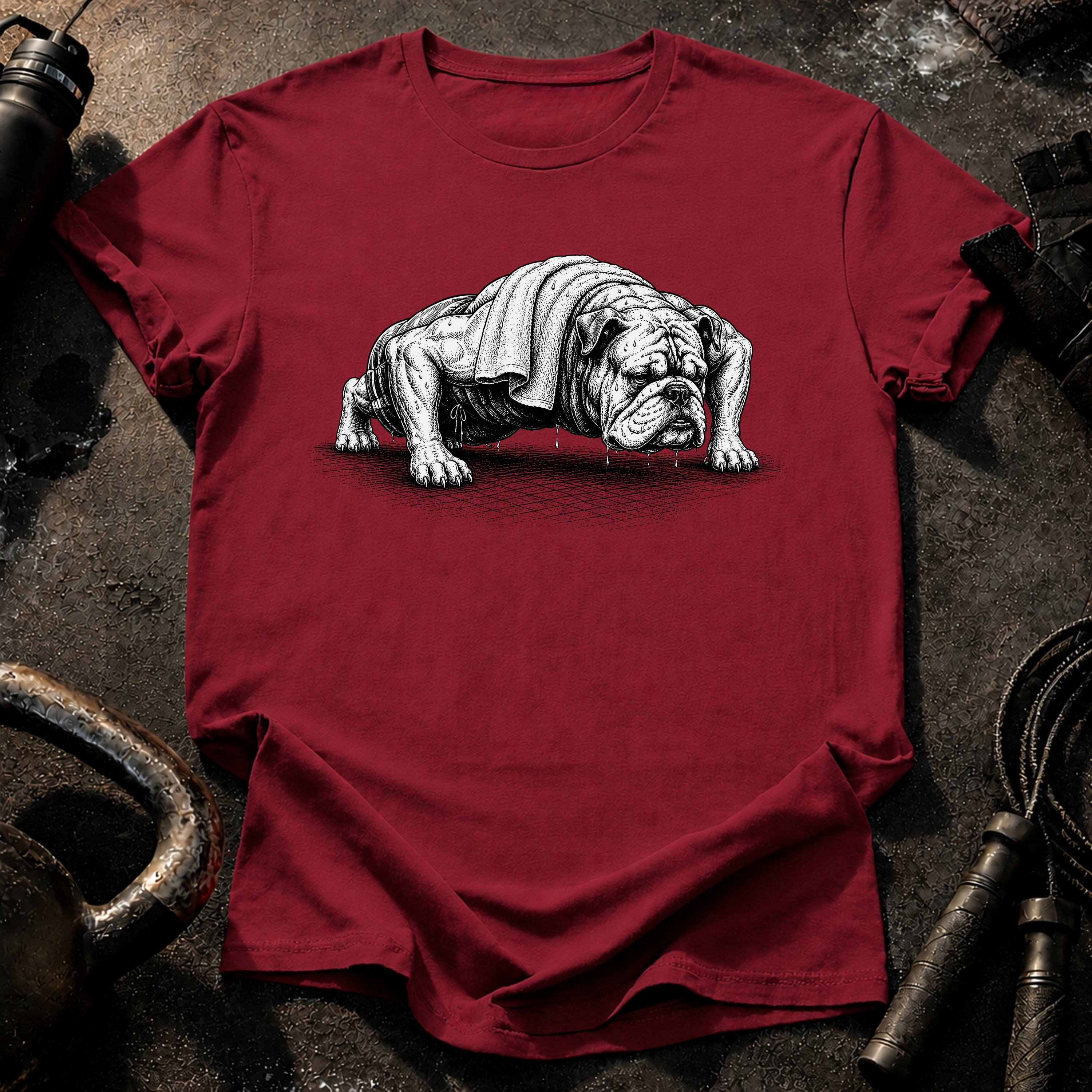 Bulldog Push Up T-Shirt