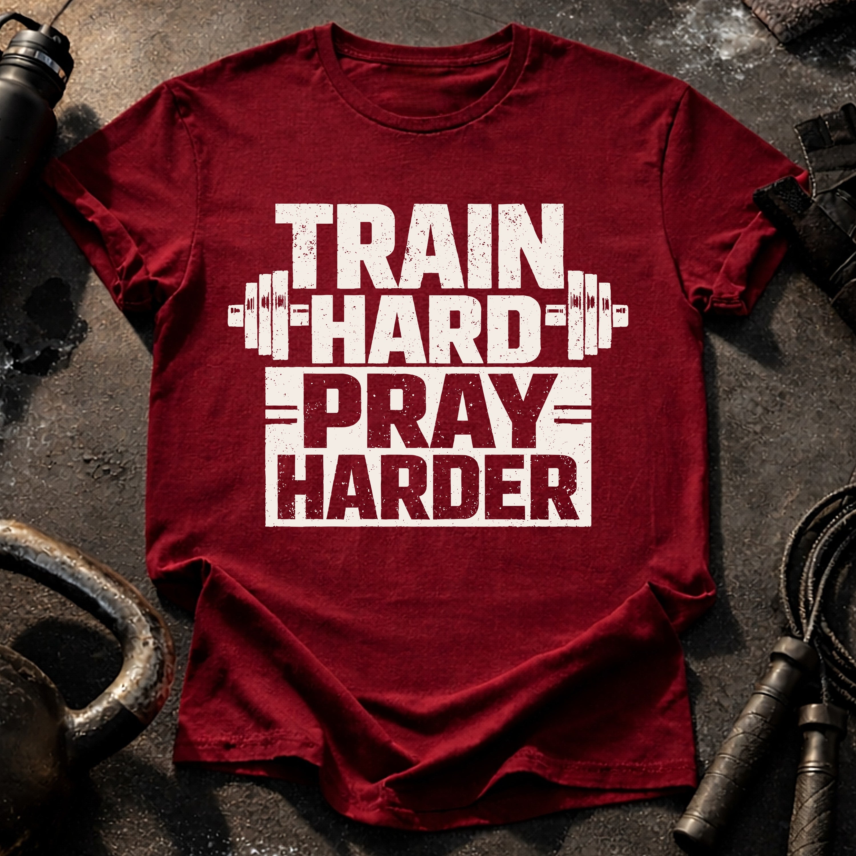 Train Hard Pray Harder T-Shirt