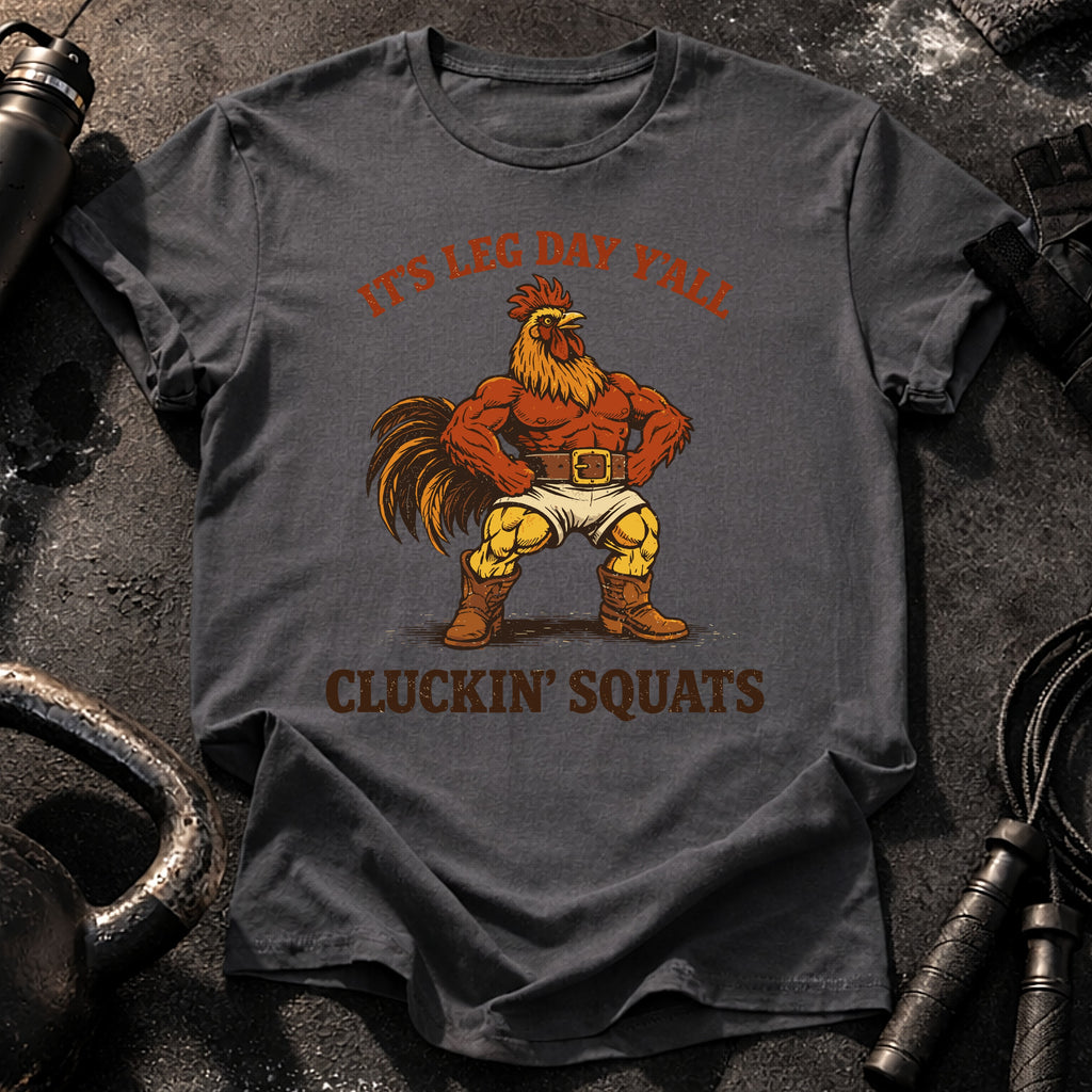 Cluckin Squats Leg Day T-Shirt